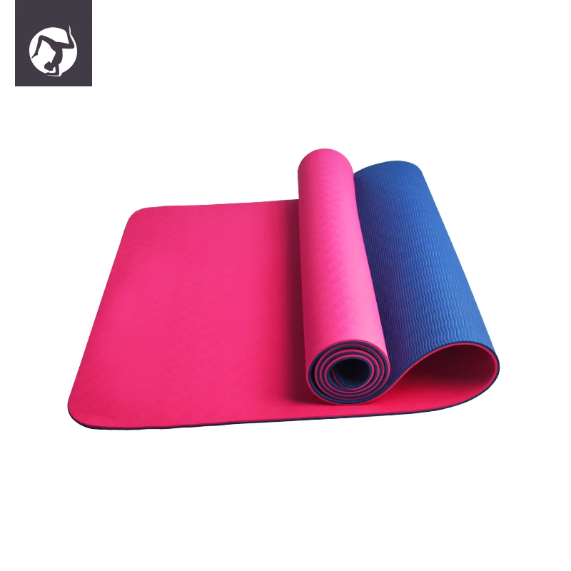 

Professional Tpe Yoga Mat Double Layer Safety Yoga Mat With Great Price, Blue/green/yellow/red/pink/black/gray etc
