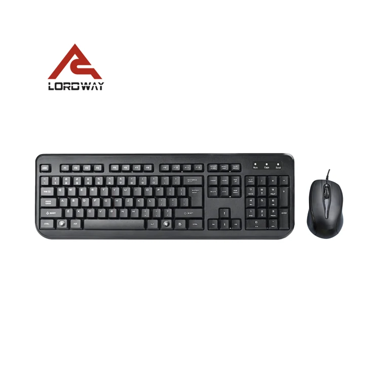Standard Size 104 Keys Keyboard Mouse Combo 2.4G Wireless Mouse keyboard Kits