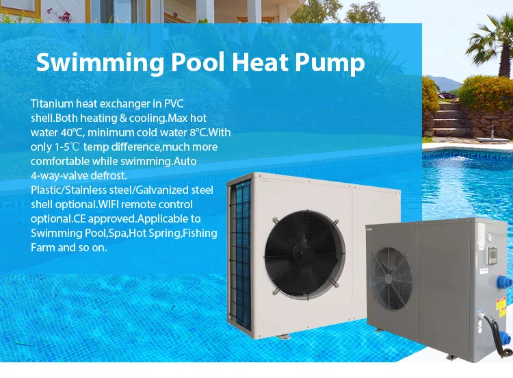 60hz Hot Selling 80,000btu Heat Pump Above Ground Pool Heater Buy