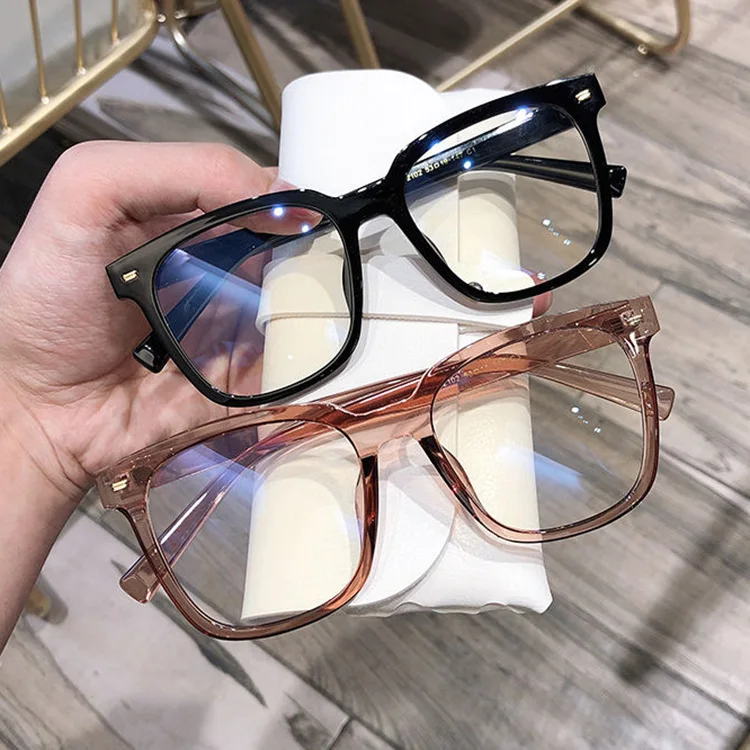 2188 Square eyewear blue screen transparent glasses Eyeglasses Frames optical frames wholesale monture lunettes femme