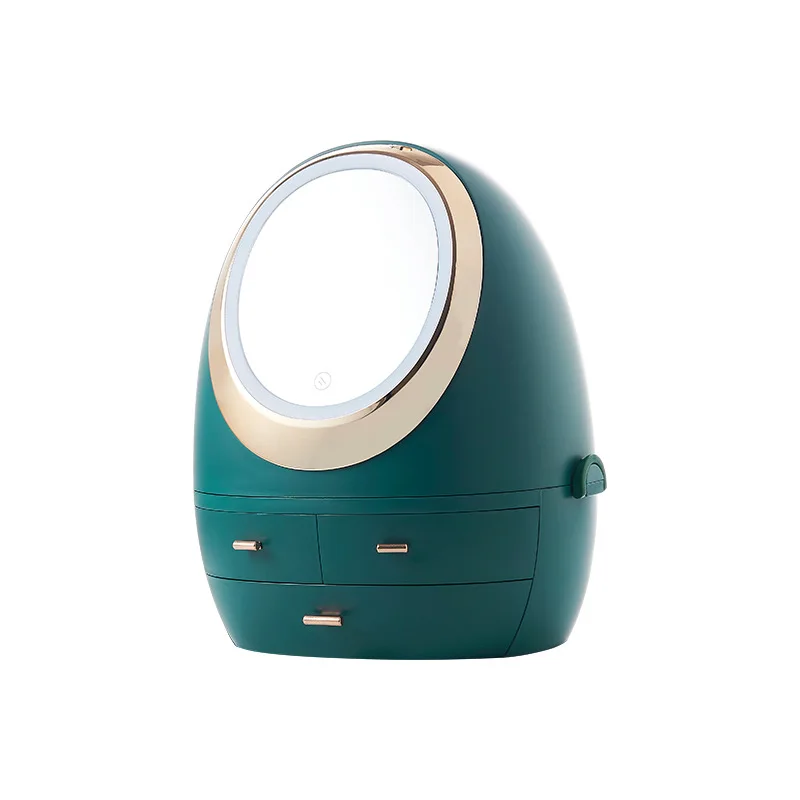 

Women Makeup Storage Travel Makeup Case With Led Mirror