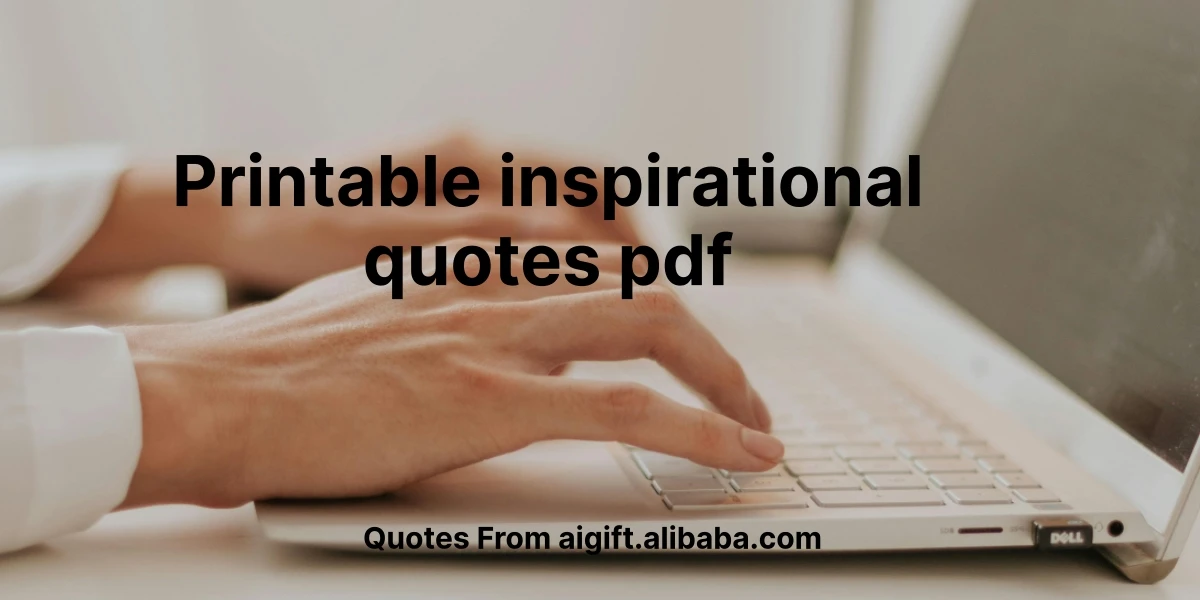 printable inspirational quotes pdf