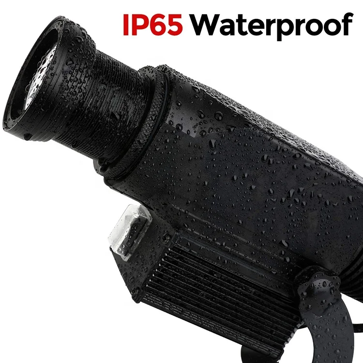 
IP65 Waterproof with Manual Zoom DJ Effect 15W LED Logo Gobo Projector for Outdoor Use 