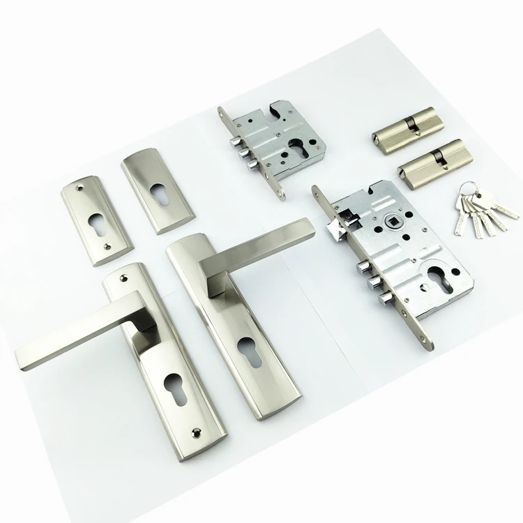 European Mortise Lock Set Lock Body Three-point Locks Multilock With ...