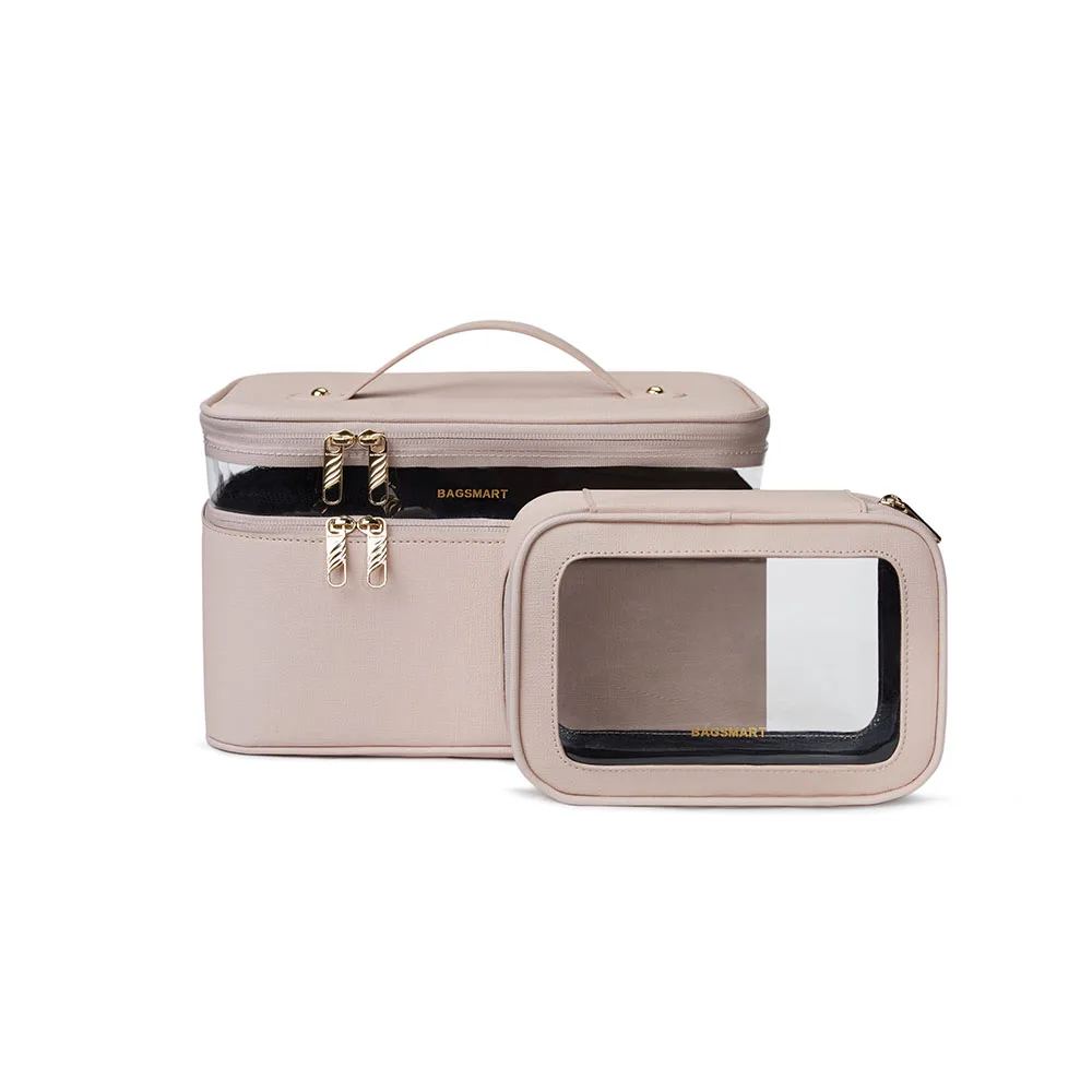 

BAGSMART makeup brush case transparent makeup bag cute makeup pouches 2022, Picture