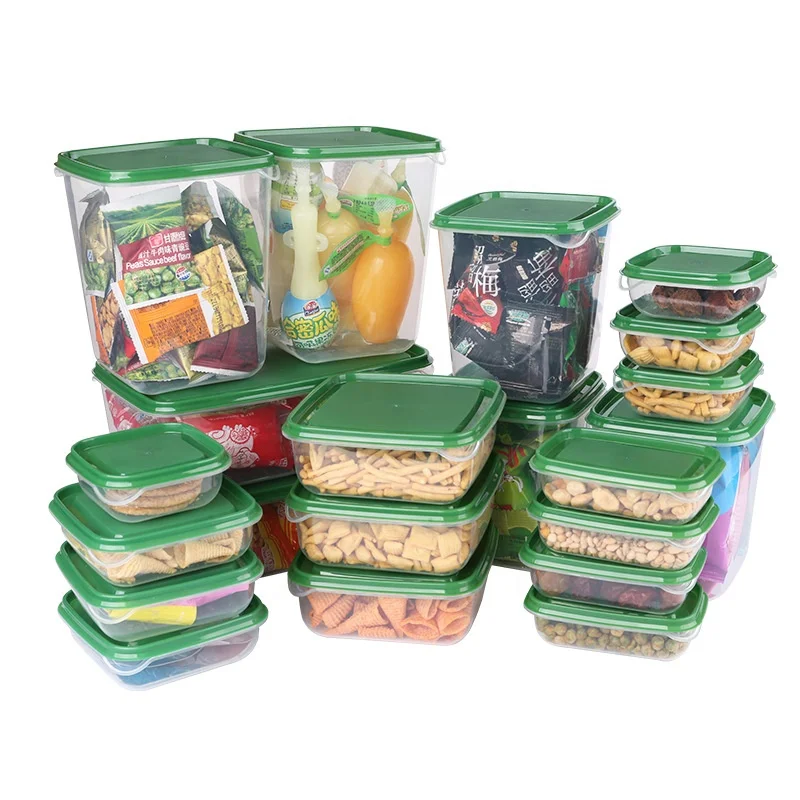 

BPA Free Durable Plastic Food Containers Set 17-Piece Airtight Food Storage Containers Set With Lids