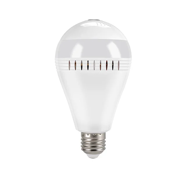 
360 degree wifi 1080p fisheye ip bulb security surveillance bulb cctv camera with night vision 