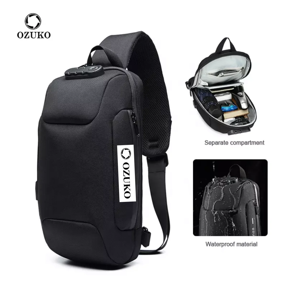 ozuko sling backpack