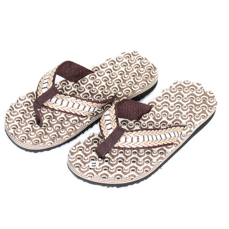 

new summer men's massage flip-flops wedge non-slip beach casual slippers wholesale factory direct supply