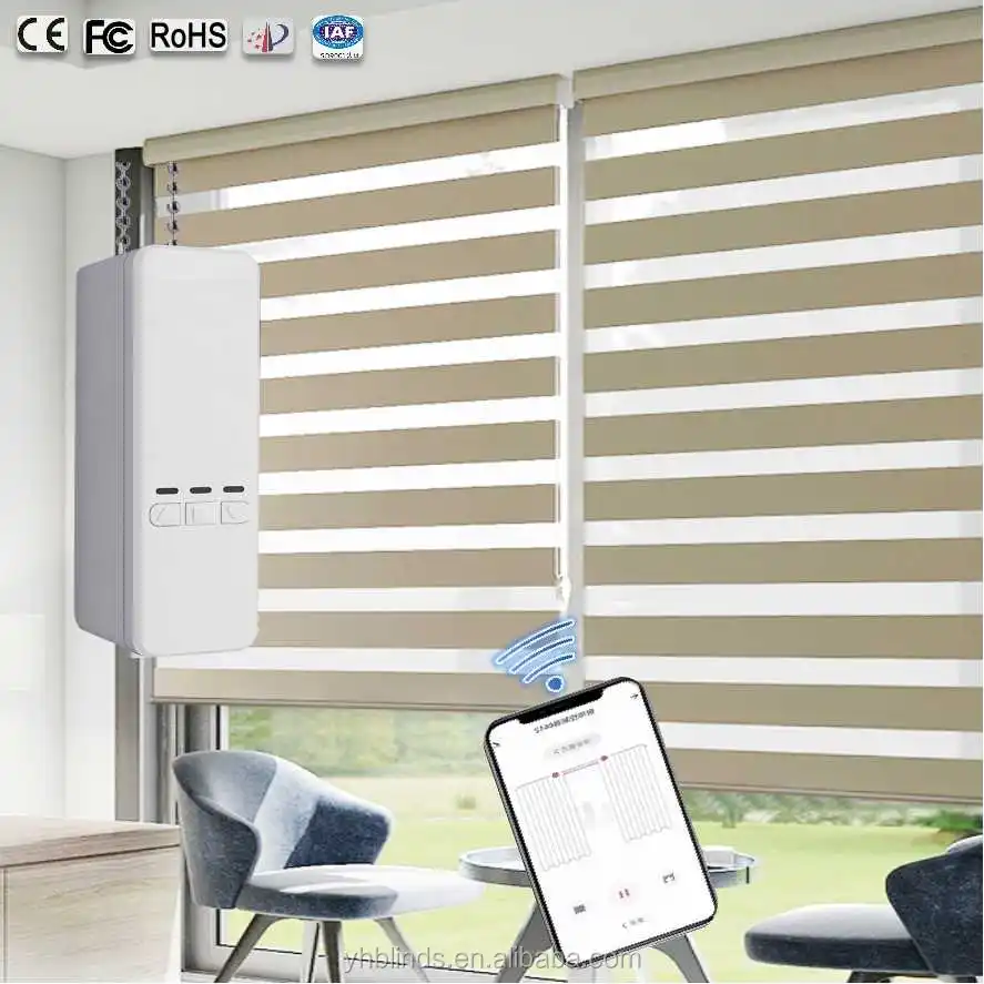 

Tuya Smart Curtain Kit Blinds Motor Smart Blinds Window Blinds Zebra Roller