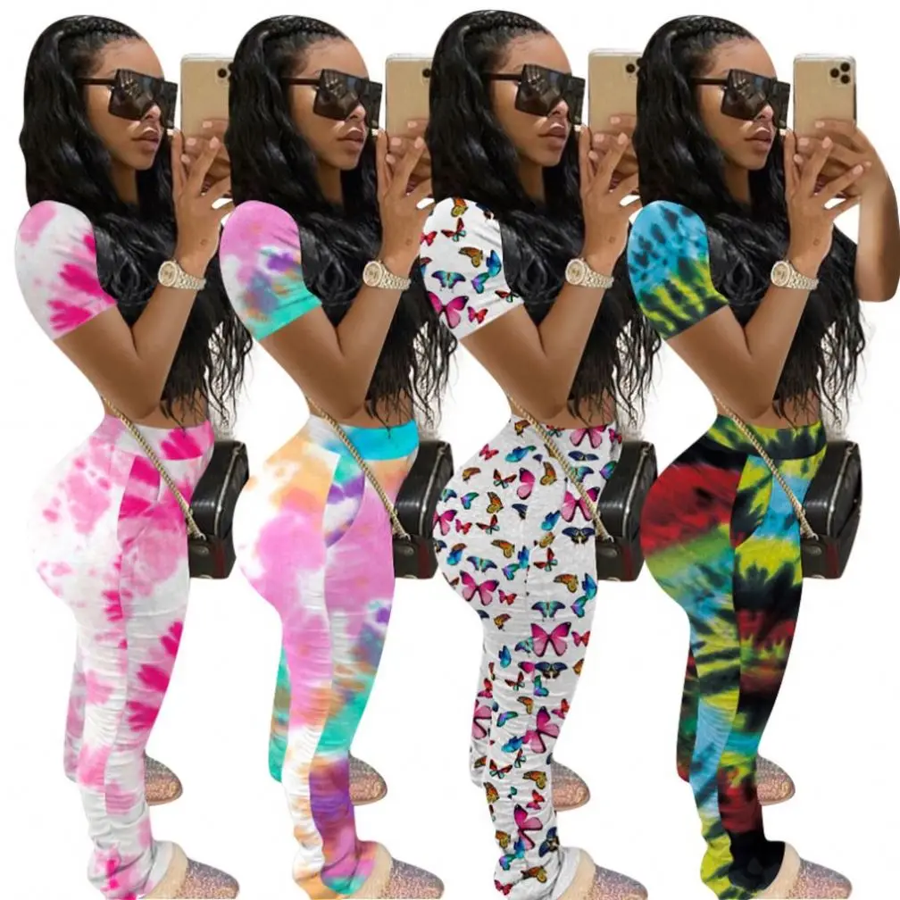 

2020 Fitness Seamless Yoga Leggings Pants Sports Sexy Outfits 2 Piece Set, As pictures