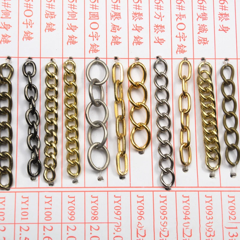 

5mm NK bag chain wholesale metal chains for wallets, Gold, shine silver, gun metal, antique color...etc