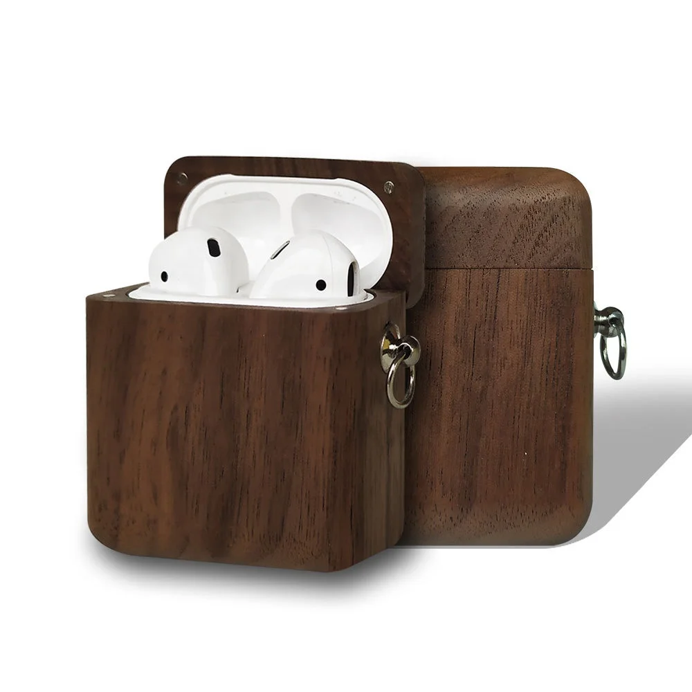 

Arbitrary custom carving pattern or Logo for cases airpod 1/2/3 wooden for airpods wood case