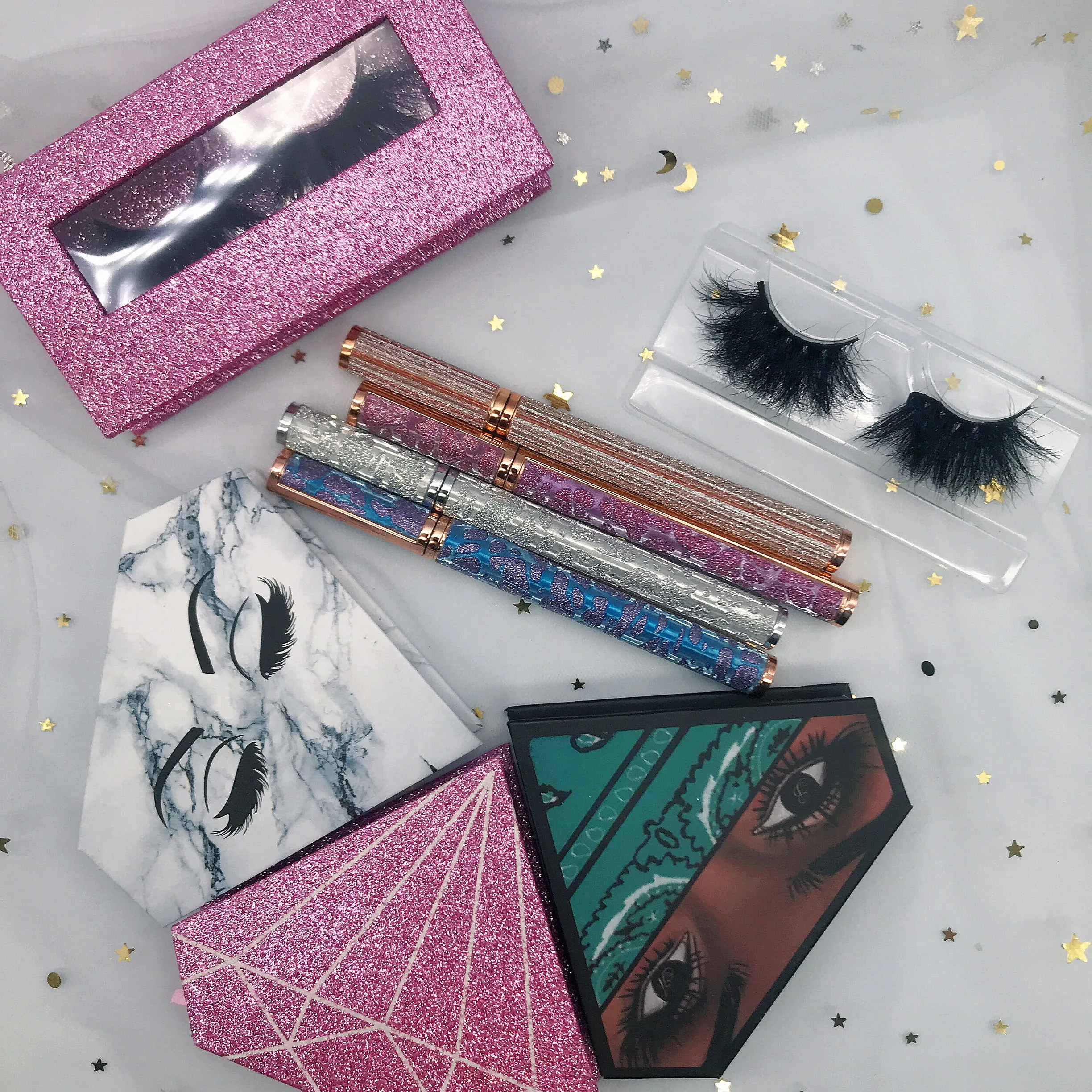 

Popular 3d mink lashes 20mm 23 mm 25mm mink eyelashes with box