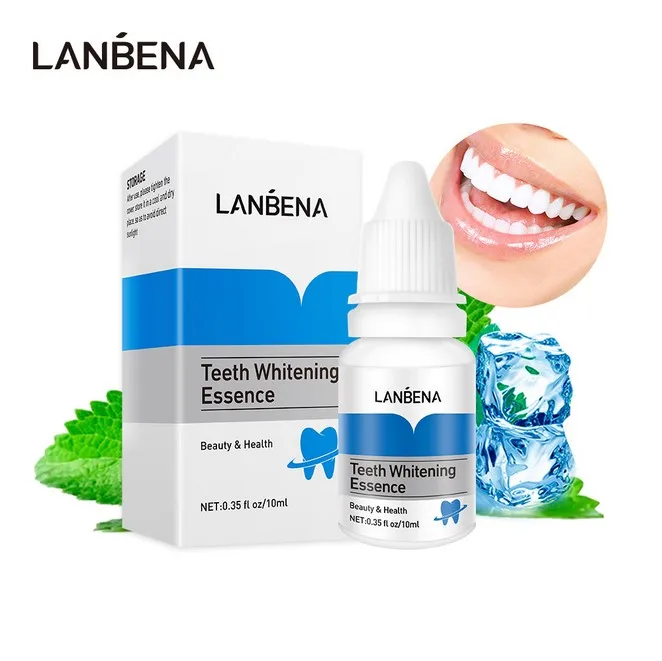 

LANBENA Teeth Whitening serum Powder Oral Hygiene Cleaning Serum Removes Plaque Stains Tooth Bleaching Dental Tools Toothpaste, Transparent