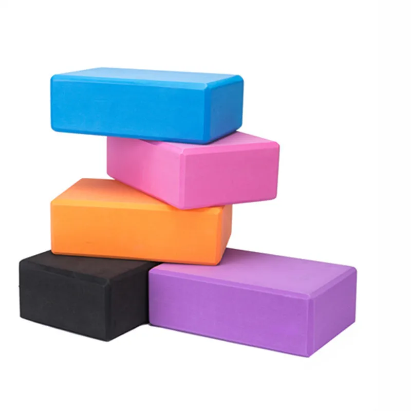 

2021 New Style Factory Price Custom Logo Light Weight Non-Slip High Density Eco Friendly EVA Recycled Foam Kids Yoga Block