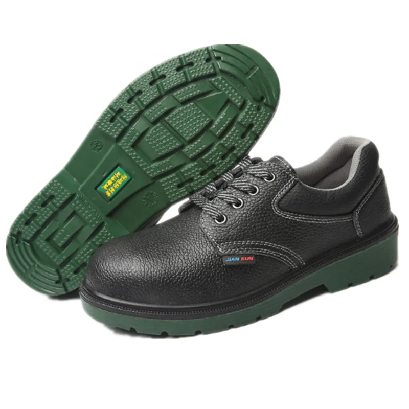 

Safety Shoes Factory Men Work Boots Steel Toe Safety Shoes, Black