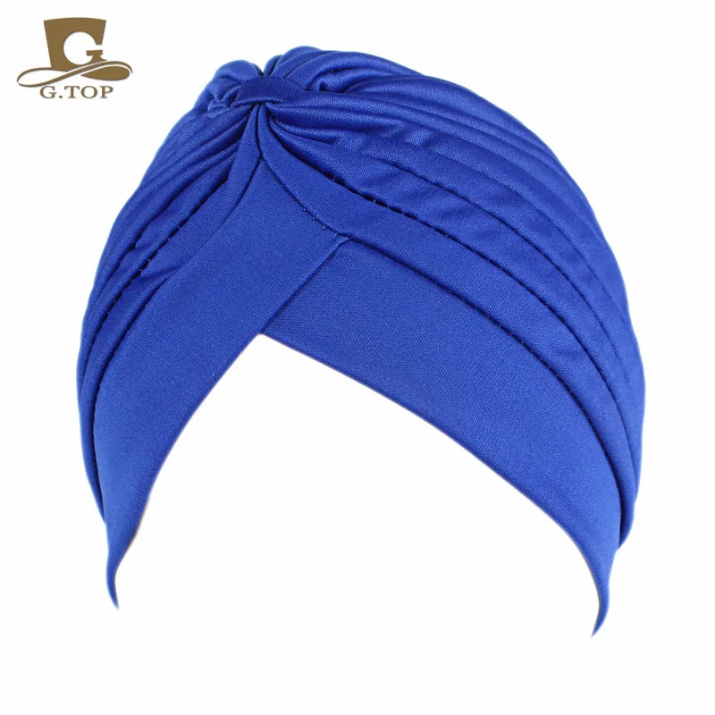 

2019 New arrival muslim hijab scarf solid color in good price Turban hat India hat