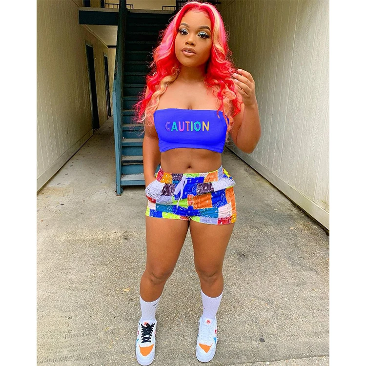 

female shorts sets short pants two piece 2 piece set women