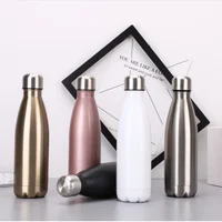 

Most popular top quality logo Custom 500ml 304 stainless steel thermos cola bottle travel mug