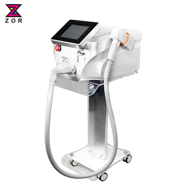 

Portable e-light 808 808nm ice laser diode machine for hair removal