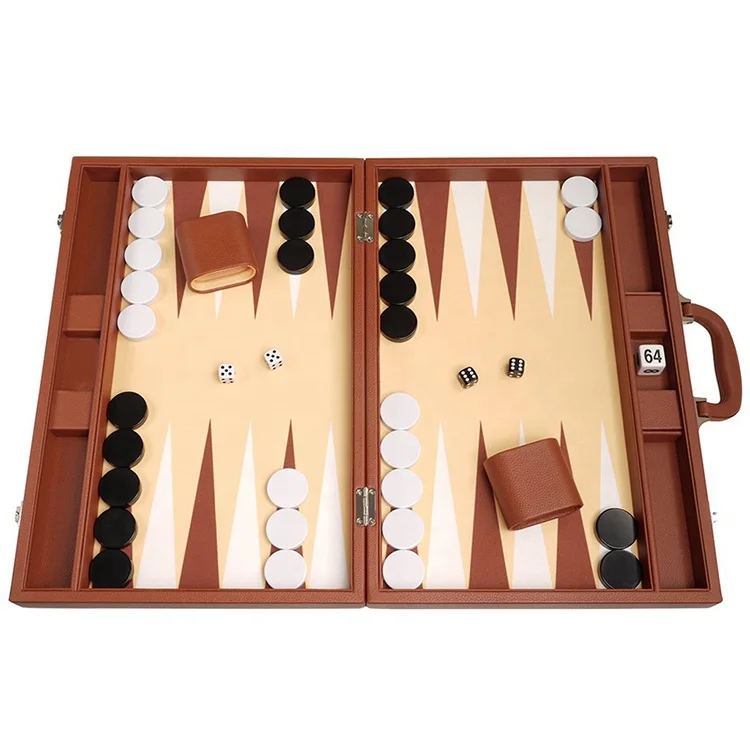 

backgammon sets leather