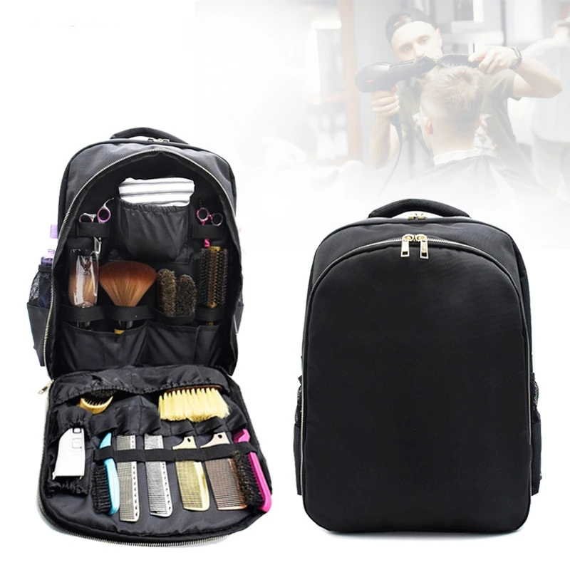 

Custom Functional Haircut Barber Backpack Hair Stylist Backpack Barber Hairdressing Tool Bag Backpack