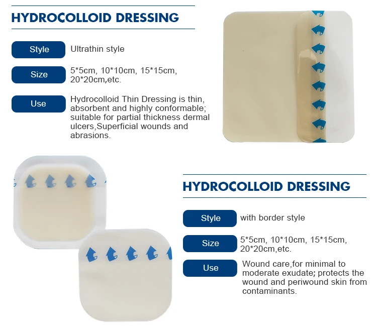 Iv Cannula Fixation Hydrocolloid Dressing Wound Care Good Absorption ...