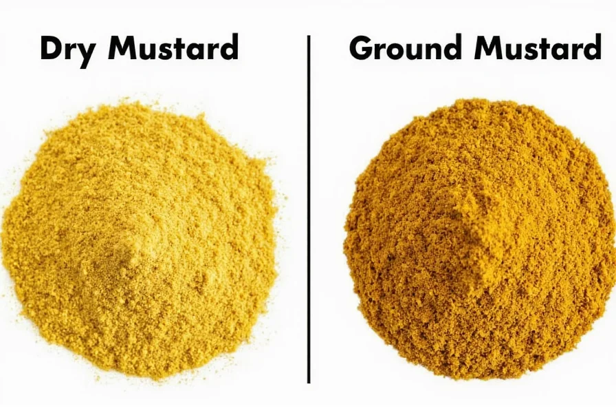 Chef measuring dry mustard powder into a mixing bowl for cooking