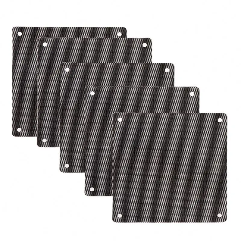 

5Pc Computer Mesh PVC Case Fan Dust Filter Dustproof Cover Chassis Dust Cover