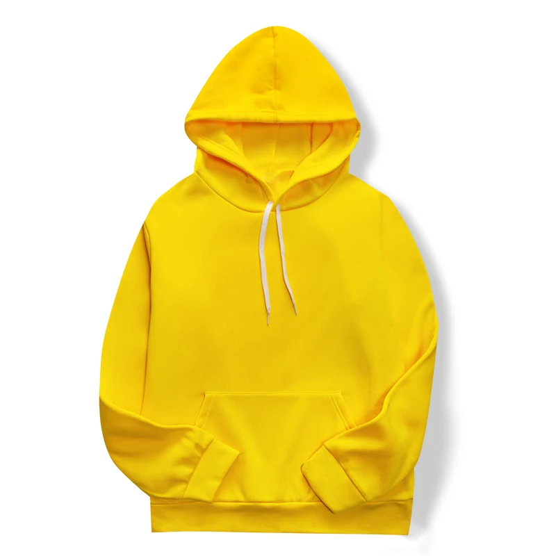 plain yellow hoodie mens