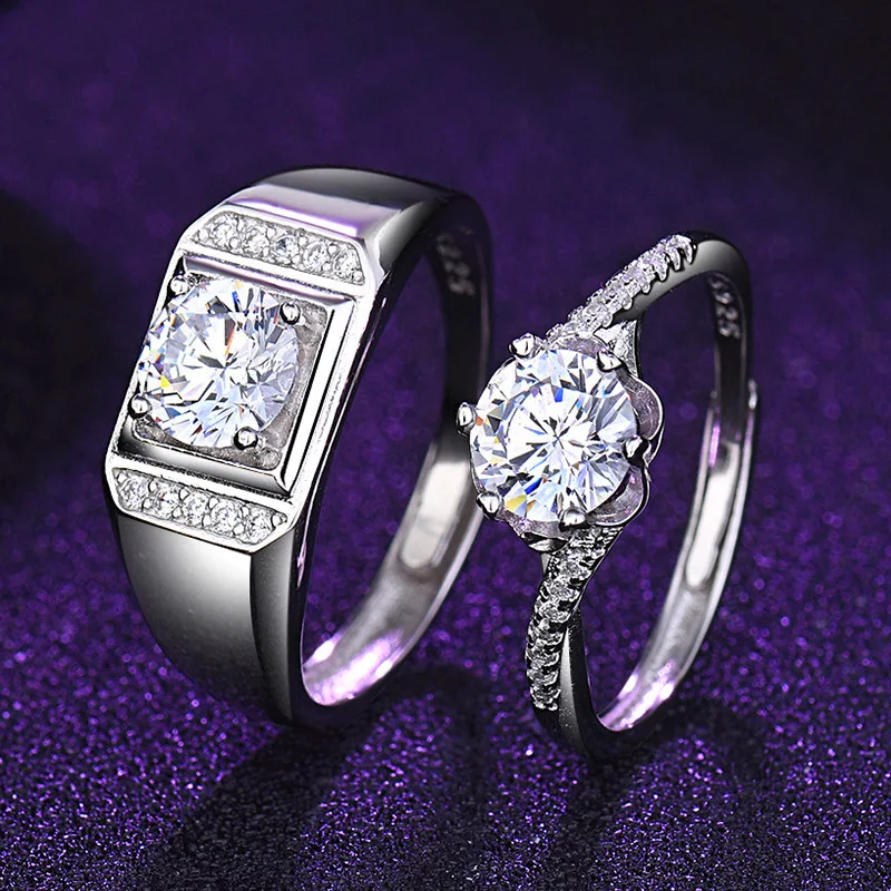 

Wholesale Men's Jewelry 925 Silver Couple Ring