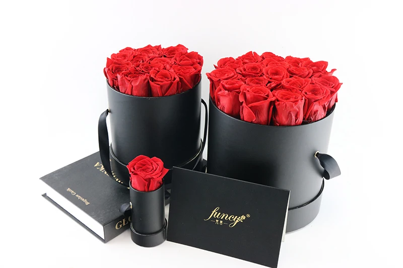 Beautiful Rose Flowers Forever Rose Box Natural Preserved Flower ...