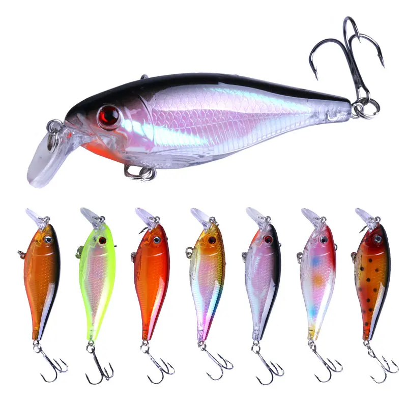 

9cm/13.5g square bill crankbait diving depth lure abs plastic crankbait, 10 available colors to choose