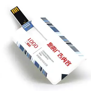 Wholesale credit card usb flash drive enterprise custom advertising U disk logo business card creative pendrive