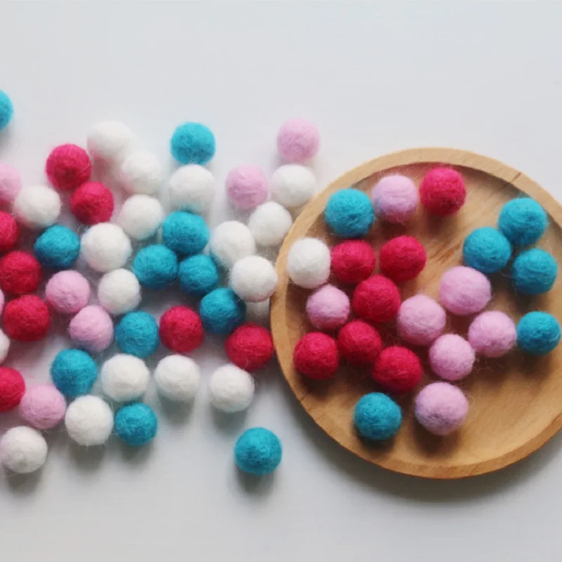 factory supply customized size wool chemical fiber tennis ball