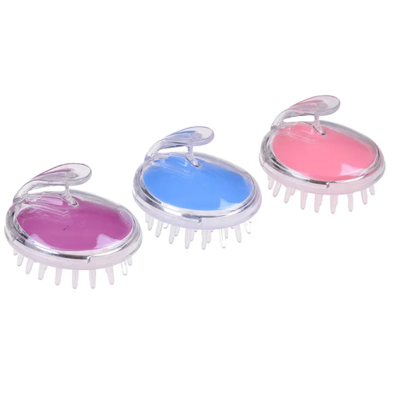 

Handheld silicone hair shampoo massager comb brush hair scalp massage shampoo brush, Red, pink, purple, mint green, black, etc