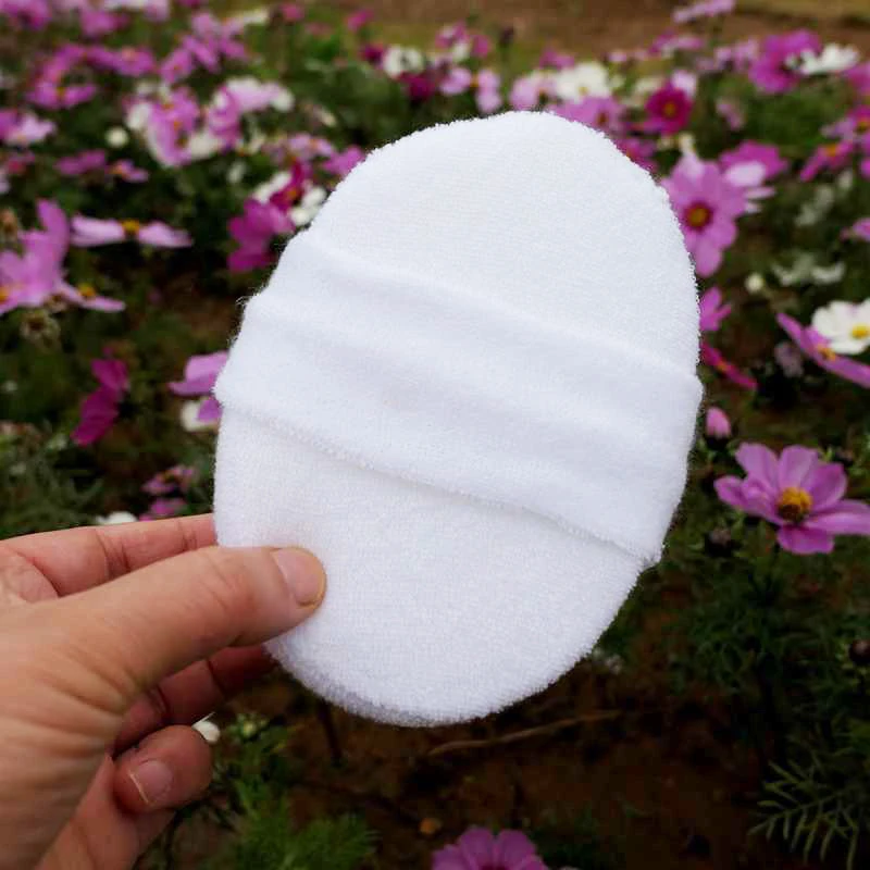 

Private Label Biodegradable Soft Vegan Loofah Scrub Gloves Exfoliating, Beige