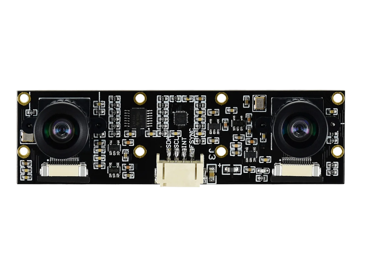 Waveshare IMX219-83 Stereo Camera for Jetson Nano Developer Kit B01 version, 8MP Binocular Camera Module, Depth Vision