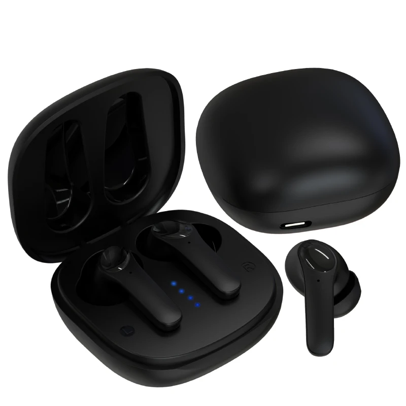 

D02 ANC TWS Earbuds Active Noise Cancelling Earphones Wireless Headphones Stereo Bass Headset With Charger Box