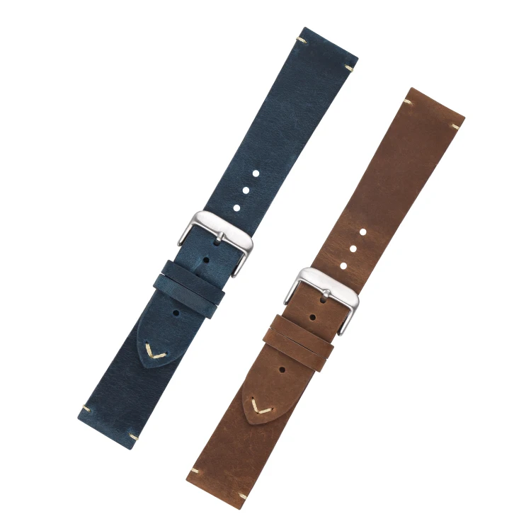 

Classic design vintage  genuine leather watch band straps