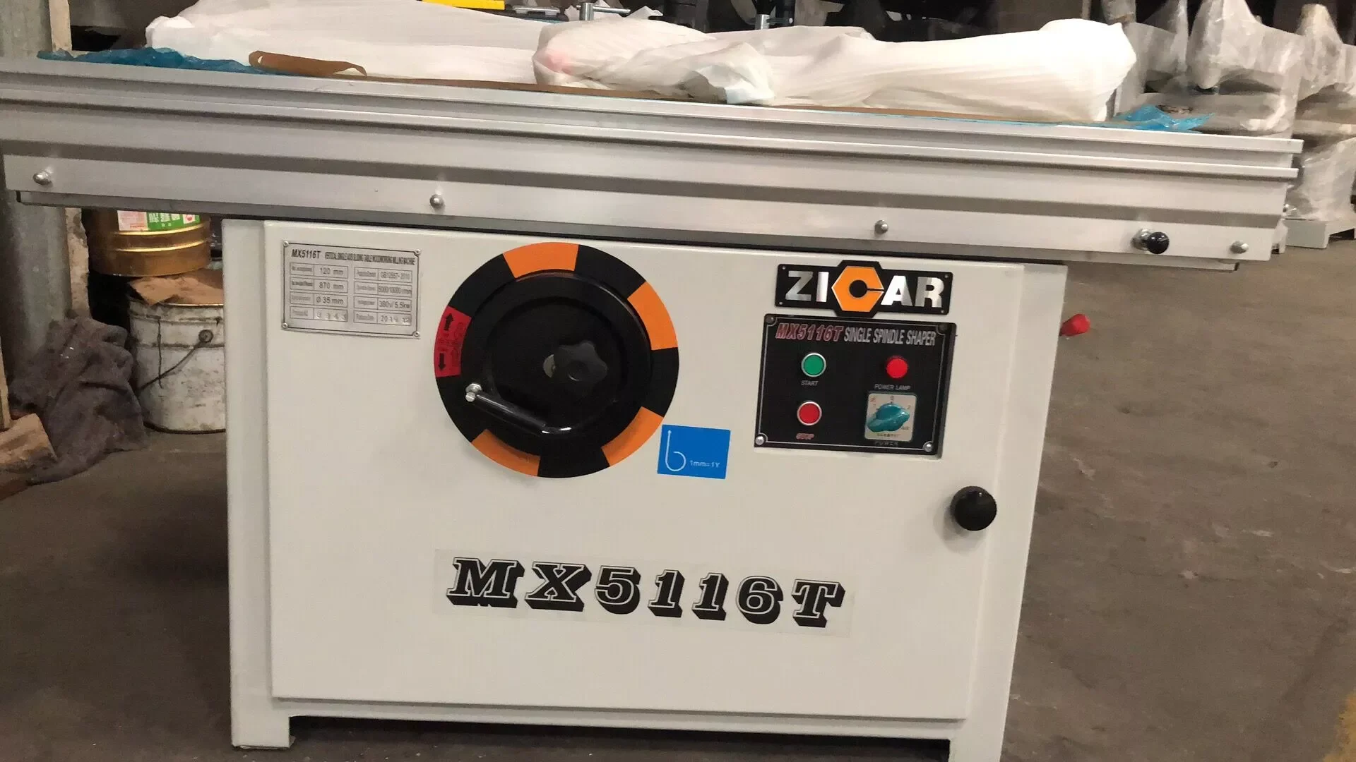 
ZICAR wood spindle moulder machine edge sander machine MX5116T 