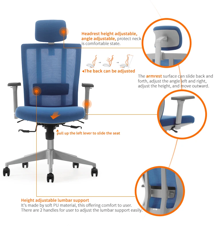 Cheap Butterfly Mechanism Mesh Office Chair Bifma Office Desk Chair