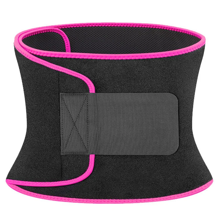 

High Quality Massaging Abdominal Binder Slimming Waist Trainer Lower Back Brace Sports Waist Support Belt, Blue, yellow, pink, black