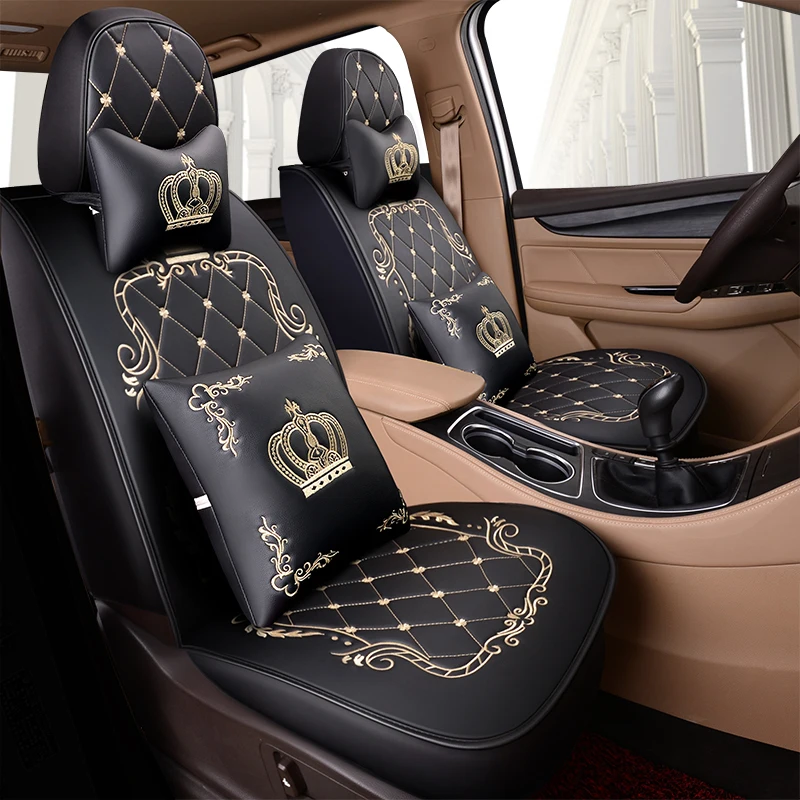 

Custom Leather Car Seat Covers For 7 Seats SUV MPV