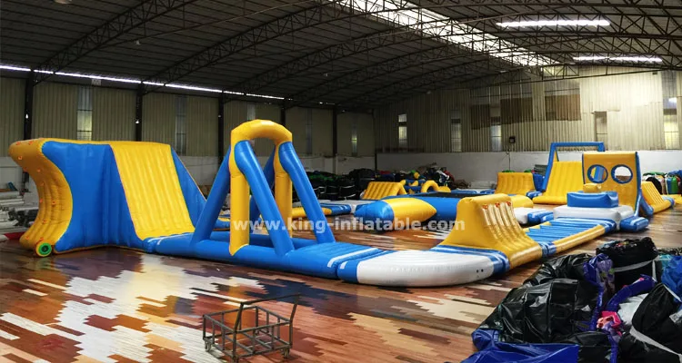 Custom Outdoor Floating Giant Inflatable Aqua Sports Water Park For Sale