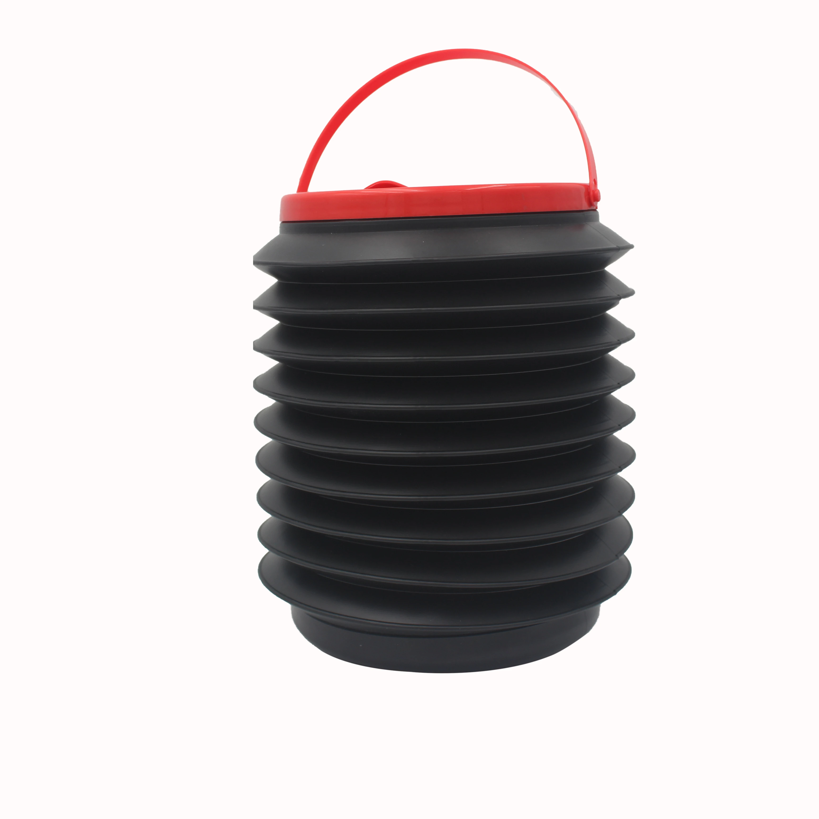 

factory direct supply folding durable camping 4L auto vehicle storage bucket tran bin with lid, Customized color acceptable