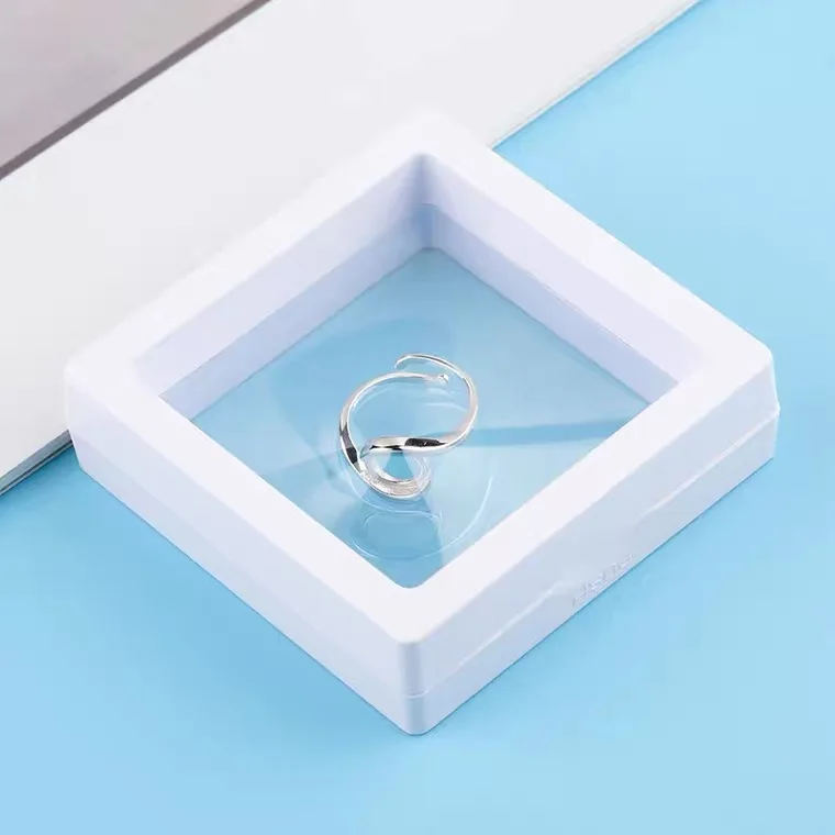 

Jewellery Display Case Accessories Custom Acrylic Display Case PE Membrane Floating