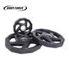 Five Grips Weight Lifting Rubber Weight Plate 12 Sides BODY FORCE