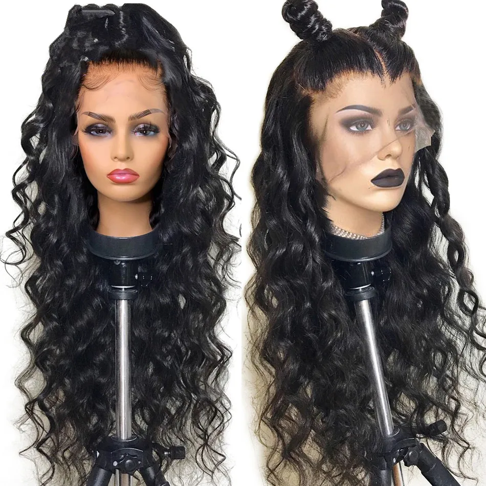 

150% density hd Lace Front Wig ,Diva Human Hair Lace Front Wig,loose wave wig Lace Front Human Hair for black women